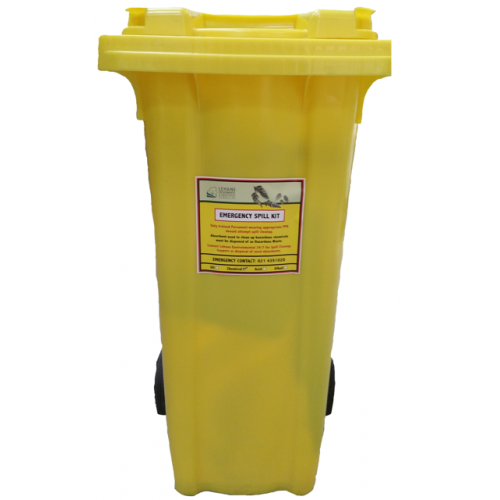 120 Litre Spill Kit - Wheeled Bin